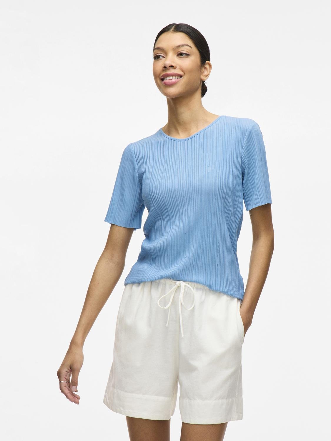 VIPLISA Top - Blissful Blue - VERO MODA & VILA Bergvik